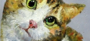 Картина "Кот" Цена: 4500 руб. Размер: 30 x 40 см.