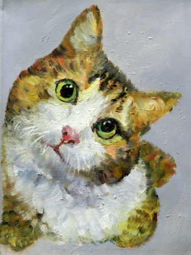 Картина "Кот" Цена: 4500 руб. Размер: 30 x 40 см.
