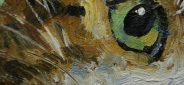 Картина "Котенок" Цена: 4500 руб. Размер: 30 x 40 см. Увеличенный фрагмент.