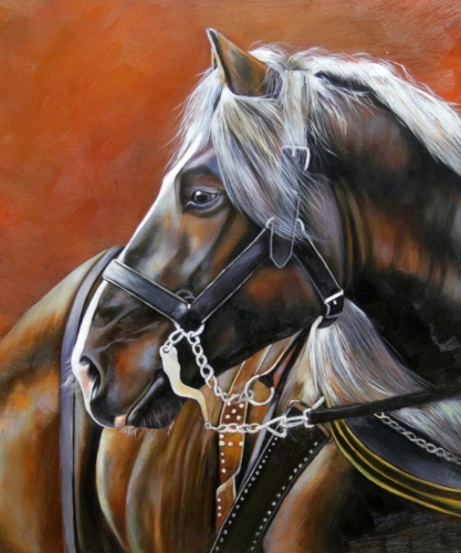 Картина "Красивая лошадь" Цена: 10300 руб. Размер: 50 x 60 см.