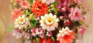 Картина "Красивые цветы" Цена: 8700 руб. Размер: 50 x 60 см.