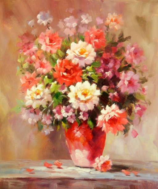 Картина "Красивые цветы" Цена: 7600 руб. Размер: 50 x 60 см.