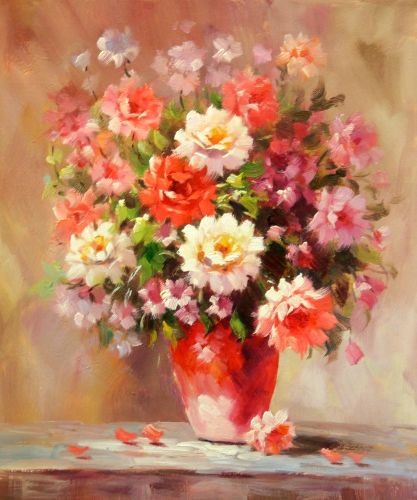 Картина "Красивые цветы" Цена: 8700 руб. Размер: 50 x 60 см.