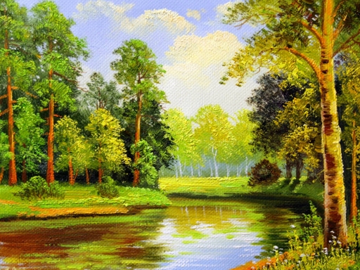 Картина "Красивый пейзаж" Цена: 4900 руб. Размер: 40 x 30 см.
