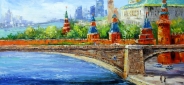 Картина "Кремлевские стены" Цена: 9000 руб. Размер: 90 x 60 см.
