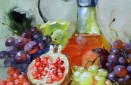 Картина "Кувшин и фрукты" Цена: 3400 руб. Размер: 20 x 25 см.