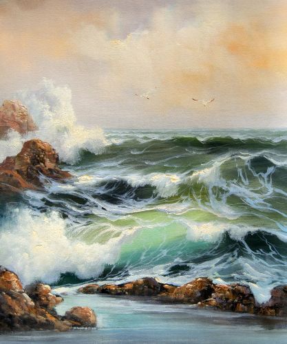 Картина "Морская стихия" Цена: 6900 руб. Размер: 50 x 60 см.