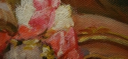 Картина "Летняя прогулка" Цена: 52200 руб. Размер: 120 x 90 см. Увеличенный фрагмент.