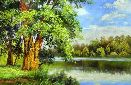 Картина "Лето на реке" Цена: 7500 руб. Размер: 50 x 40 см.