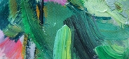 Картина "Лилейное облако" Цена: 7700 руб. Размер: 50 x 60 см. Увеличенный фрагмент.