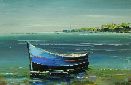 Картина "Синяя Лодка" Цена: 3000 руб. Размер: 40 x 40 см.