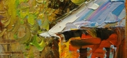 Картина "Лубянка" Цена: 13500 руб. Размер: 90 x 60 см. Увеличенный фрагмент.