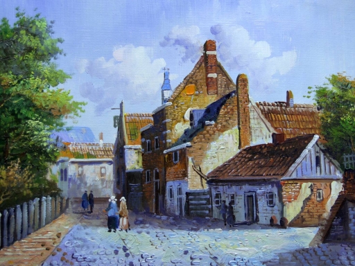 Картина "Маленькая Голландия" Цена: 4500 руб. Размер: 40 x 30 см.