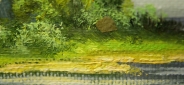 Картина "Маленький пейзаж" Цена: 5500 руб. Размер: 40 x 30 см. Увеличенный фрагмент.