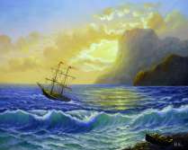 Репродукция картины "Море" Айвазовского