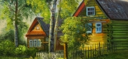 Картина "Лето в деревне" Цена: 6000 руб. Размер: 40 x 30 см.