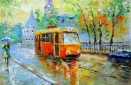 Картина "Московский трамвай" Цена: 7500 руб. Размер: 60 x 50 см.