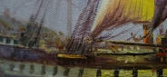 Картина "Мягкий ветерок" Цена: 8500 руб. Размер: 60 x 50 см. Увеличенный фрагмент.