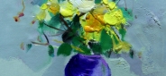 Картина "Нарциссы в вазе" Цена: 4000 руб. Размер: 30 x 40 см.