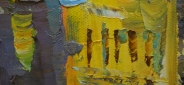 Картина "Небоскреб" Цена: 16500 руб. Размер: 120 x 70 см. Увеличенный фрагмент.