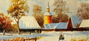 Картина "Нежная зима" Цена: 4900 руб. Размер: 25 x 20 см.