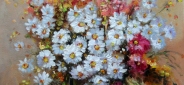 Картина маслом "Нежные цветочки" Цена: 5500 руб. Размер: 40 x 50 см.