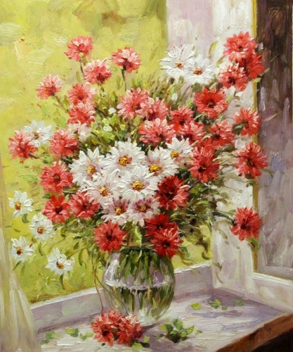 Картина "Нежные цветы" Цена: 8500 руб. Размер: 50 x 60 см.