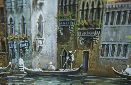 Картина "Однажды в Венеции" Цена: 7200 руб. Размер: 50 x 60 см. Увеличенный фрагмент.