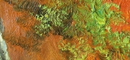 Картина "Огненная осень" Цена: 16600 руб. Размер: 80 x 80 см. Увеличенный фрагмент.