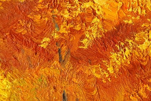 Картина "Осень" Цена: 14000 руб. Размер: 90 x 60 см. Увеличенный фрагмент.
