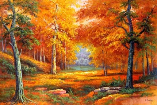Картина "Осень" Цена: 14000 руб. Размер: 90 x 60 см.