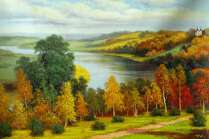 Картина "Осенний лес"