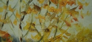 Картина "Осенняя дорога" Цена: 5500 руб. Размер: 60 x 40 см. Увеличенный фрагмент.