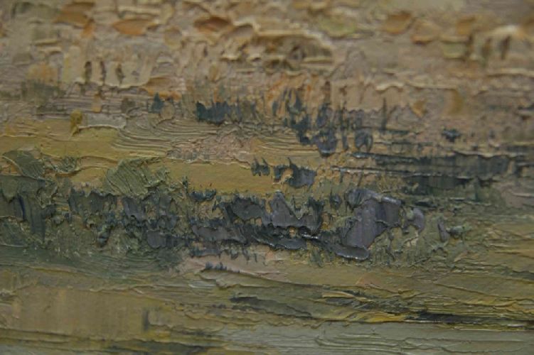 Картина "Пейзажи Крыма" Цена: 6500 руб. Размер: 60 x 50 см. Увеличенный фрагмент.