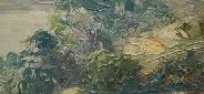 Картина "Пейзажи Крыма" Цена: 6500 руб. Размер: 60 x 50 см. Увеличенный фрагмент.