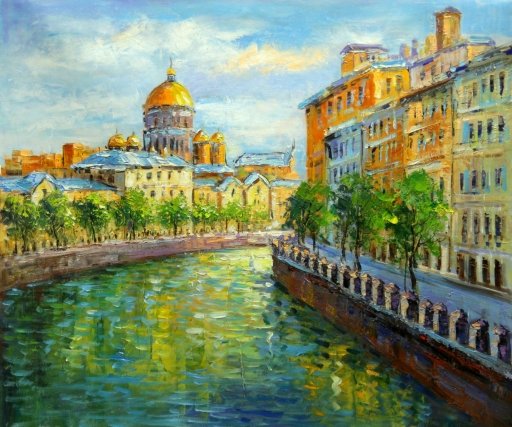 Картина "Петербург" Цена: 8500 руб. Размер: 60 x 50 см.