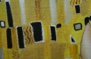 Картина "Поцелуй" Густав Климт Цена: 8500 руб. Размер: 60 x 90 см. Увеличенный фрагмент.