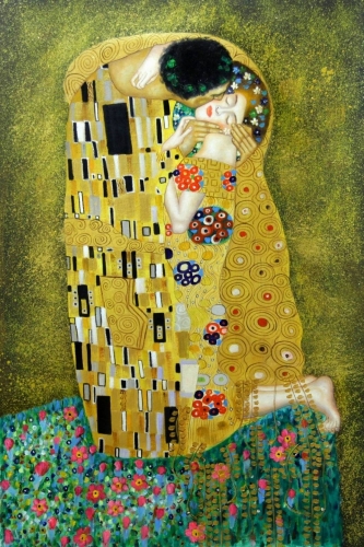 Картина "Поцелуй" Густав Климт Цена: 9800 руб. Размер: 60 x 90 см.