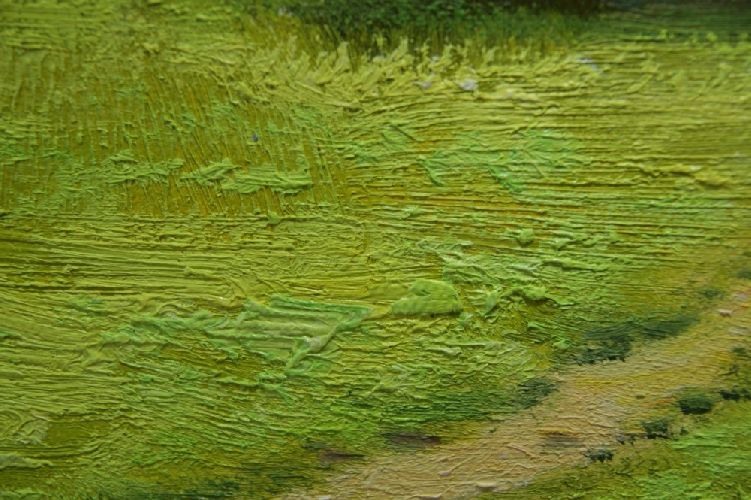 Репродукция картины "Полдень" Орловского Цена: 17100 руб. Размер: 120 x 60 см. Увеличенный фрагмент.