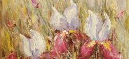 Картина "Поляна ирисов" Цена: 6500 руб. Размер: 50 x 60 см.