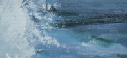 Картина "Прибрежные скалы" Цена: 9000 руб. Размер: 80 x 60 см. Увеличенный фрагмент.