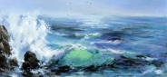 Картина "Прибрежные скалы" Цена: 9000 руб. Размер: 80 x 60 см.