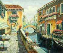 Картина "Раннее утро Венеции"