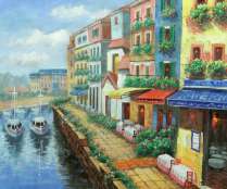 Картина "Раннее утро в Венеции"