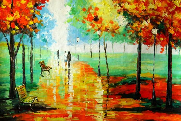 Картина "Ранняя осень" Цена: 8700 руб. Размер: 90 x 60 см.