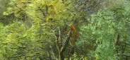 Картина "Речка в полдень" Цена: 12100 руб. Размер: 90 x 60 см. Увеличенный фрагмент.