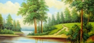 Картина "Родная речушка" Цена: 13000 руб. Размер: 90 x 60 см.