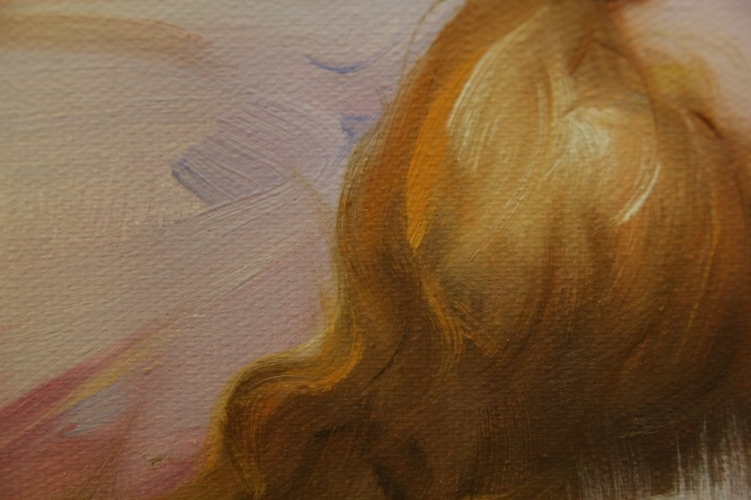 Картина "Роковая страсть" Цена: 11200 руб. Размер: 90 x 60 см. Увеличенный фрагмент.