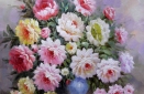 Картина "Розовые пионы" Цена: 8500 руб. Размер: 60 x 50 см.