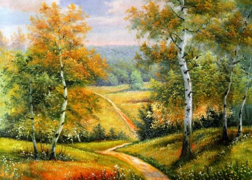 Картина "Русский лес" Цена: 7500 руб. Размер: 70 x 50 см.